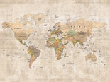Tapeta Mural ML3001 World Map