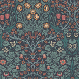 Tapeta William Morris 124251 kwiaty i liście