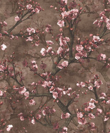 Tapeta Prestige Wallcoverings GL76604 kwiaty wiśni