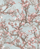 Tapeta Prestige Wallcoverings GL76602 kwiaty wiśni