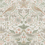 Tapeta William Morris 124233 ptaki i kwiaty