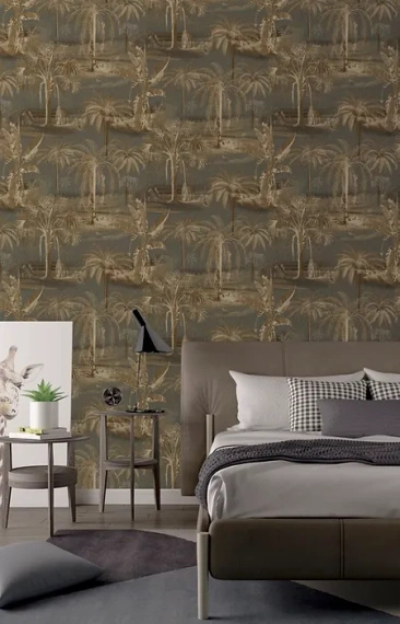  Tapeta Prestige Wallcoverings GL76201 tropikalna roślinność