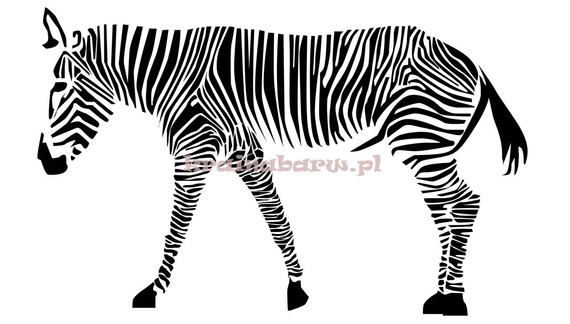 Naklejka na ścianę ZEBRA SPNB172TS