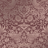 Tapeta William Morris 124235 ptaki i kwiaty metaliczne