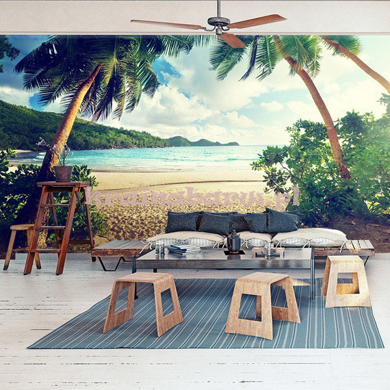 Fototapeta RE100004 PALMY, PLAŻA